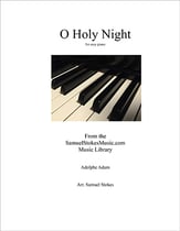 O Holy Night piano sheet music cover